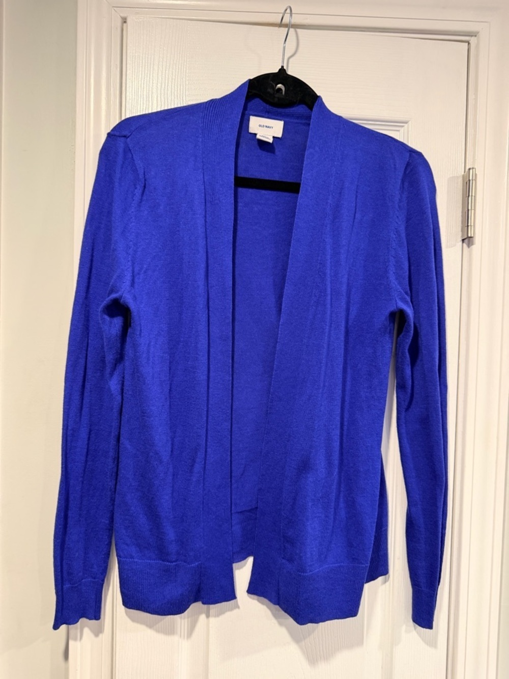 Old Navy Size S Royal Blue Lightweight Open Front Long Sleeve Cardigan Sweater